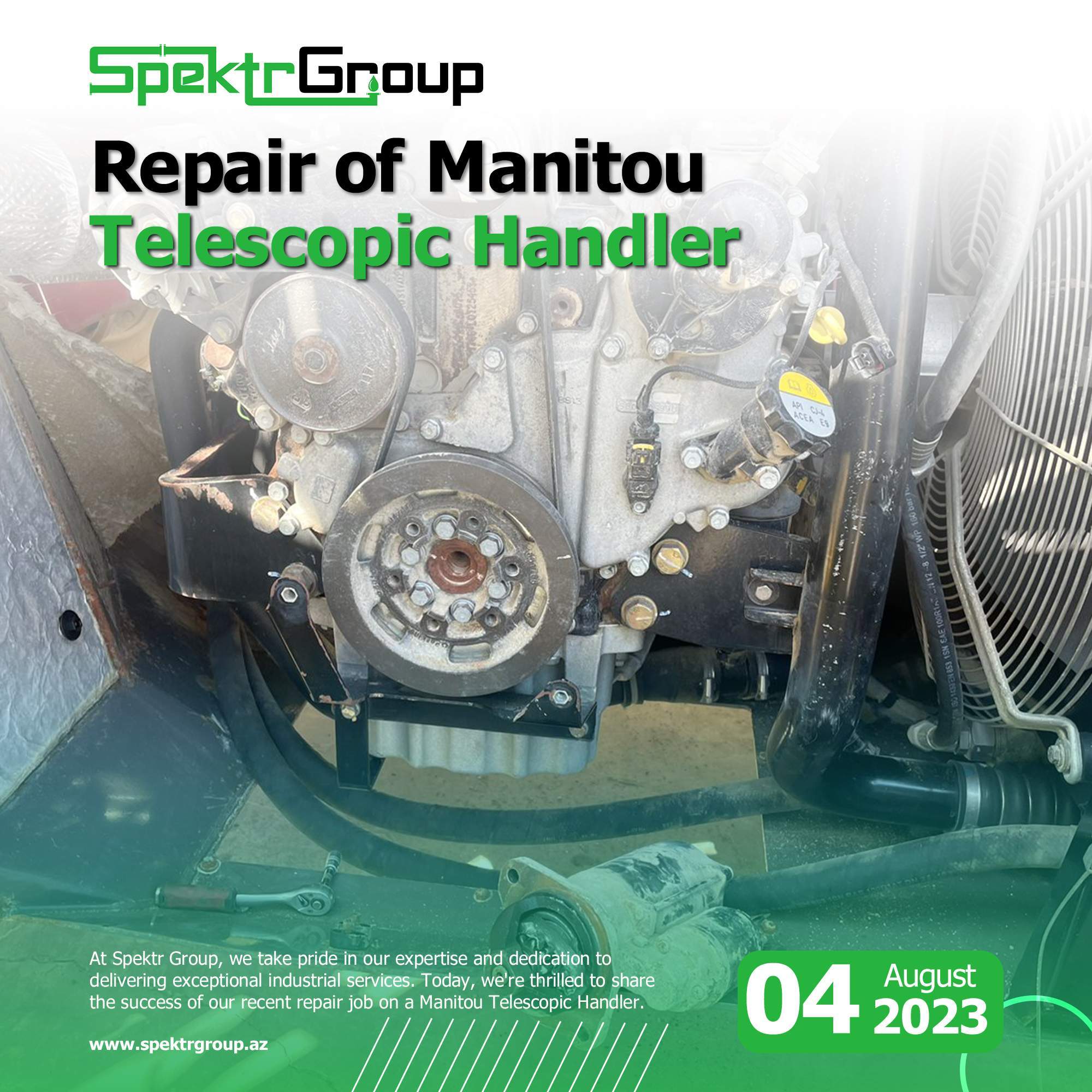 Read more about the article Repair of Manitou Telescopic Handler