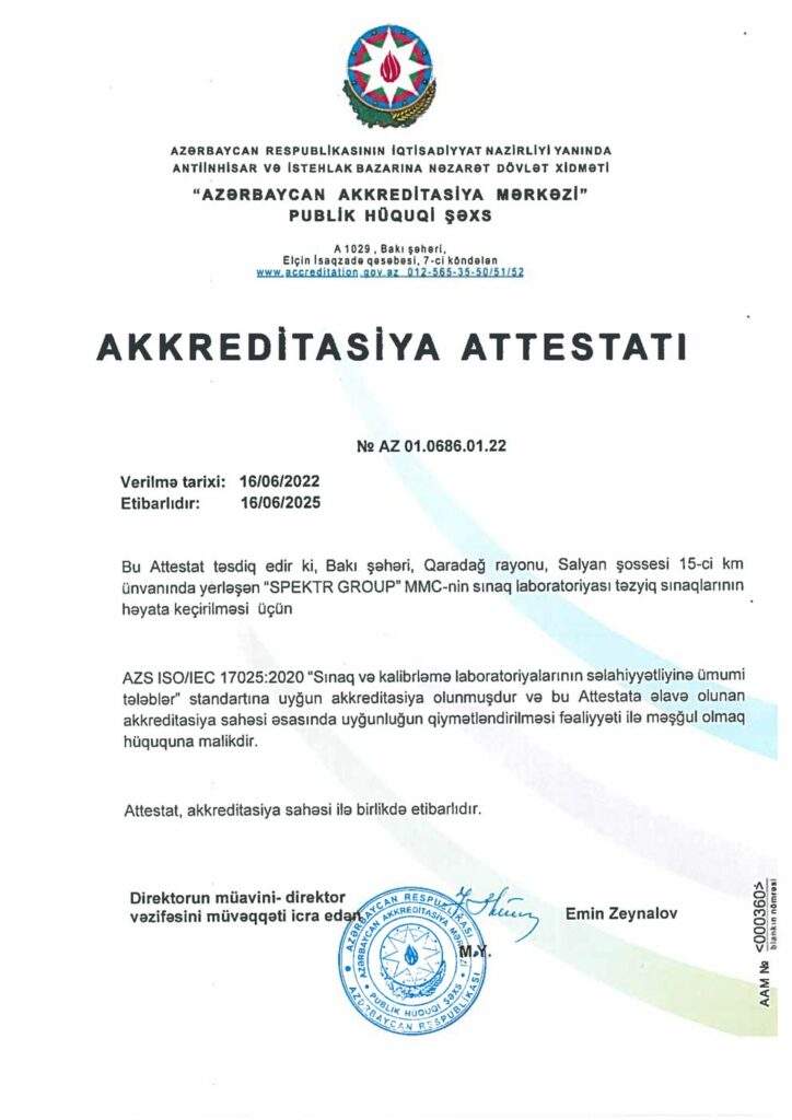 Licenses & Accreditations - Spektr Group