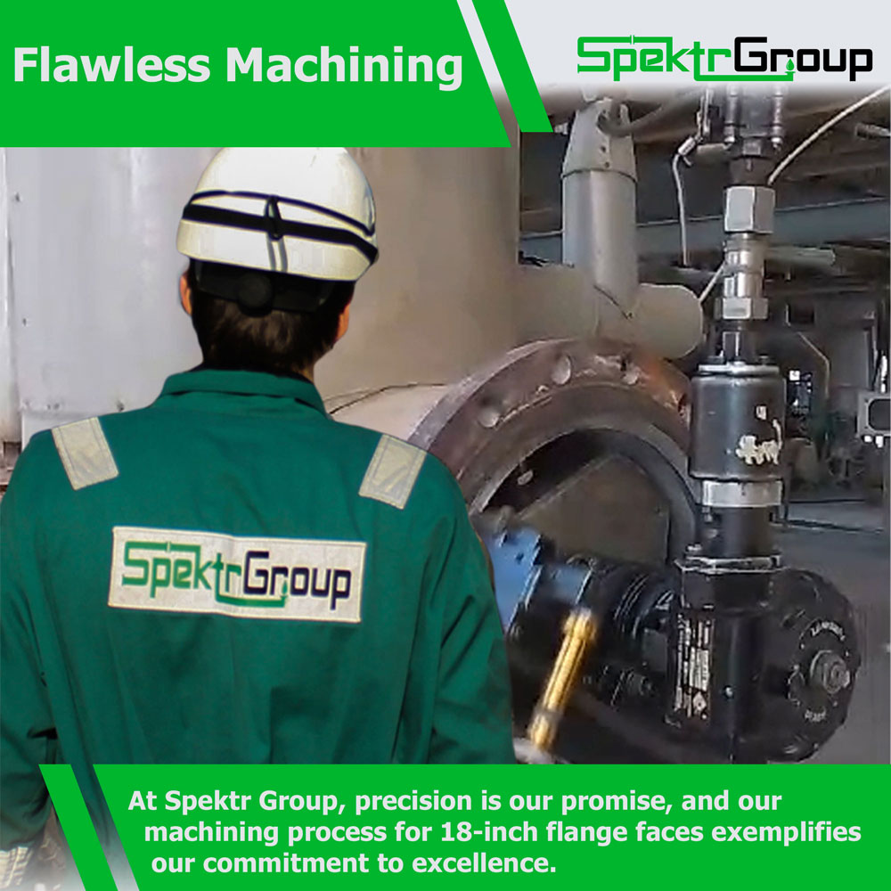 You are currently viewing Flawless Machining: 18-Inch Flange Face Machining Process
