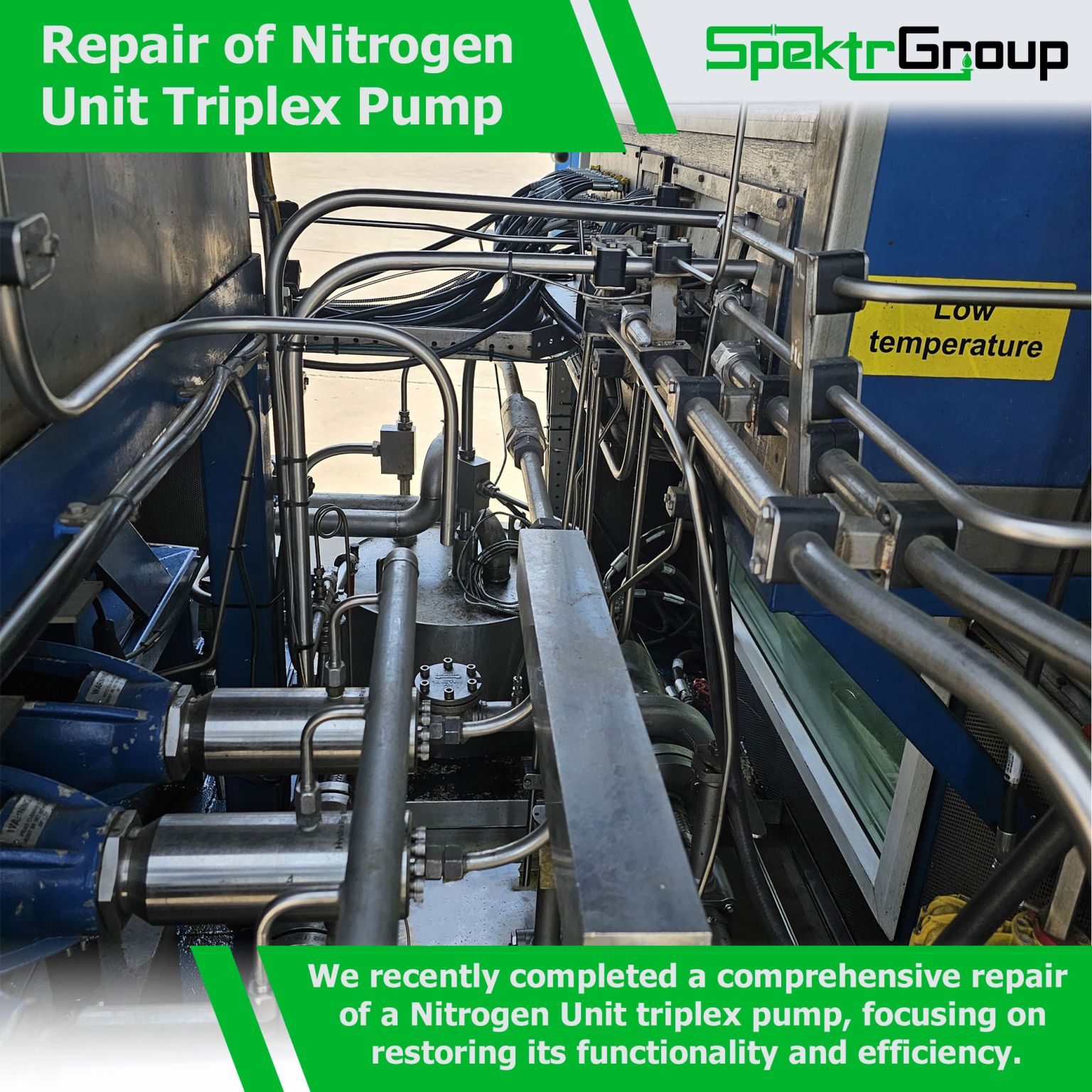 You are currently viewing Comprehensive repair of a Nitrogen Unit triplex pump