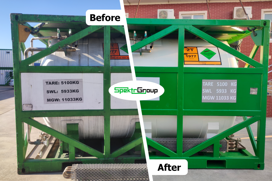 Refurbishment of Nitrogen Tank